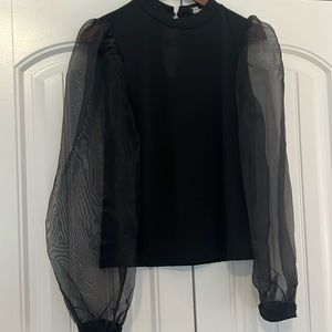 Lulus Black Dress Top - NWT